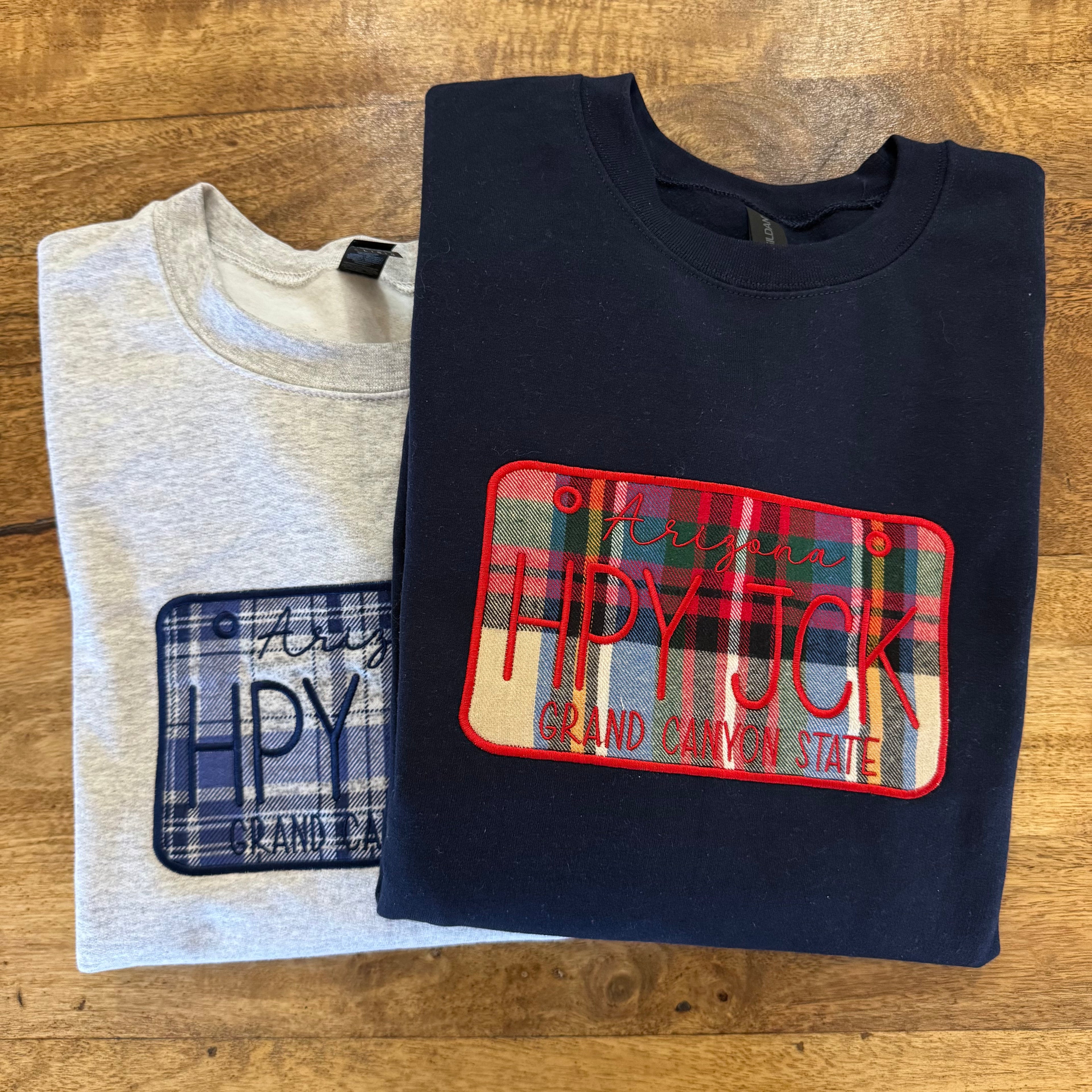 Happy Jack License plate Sweatshirt