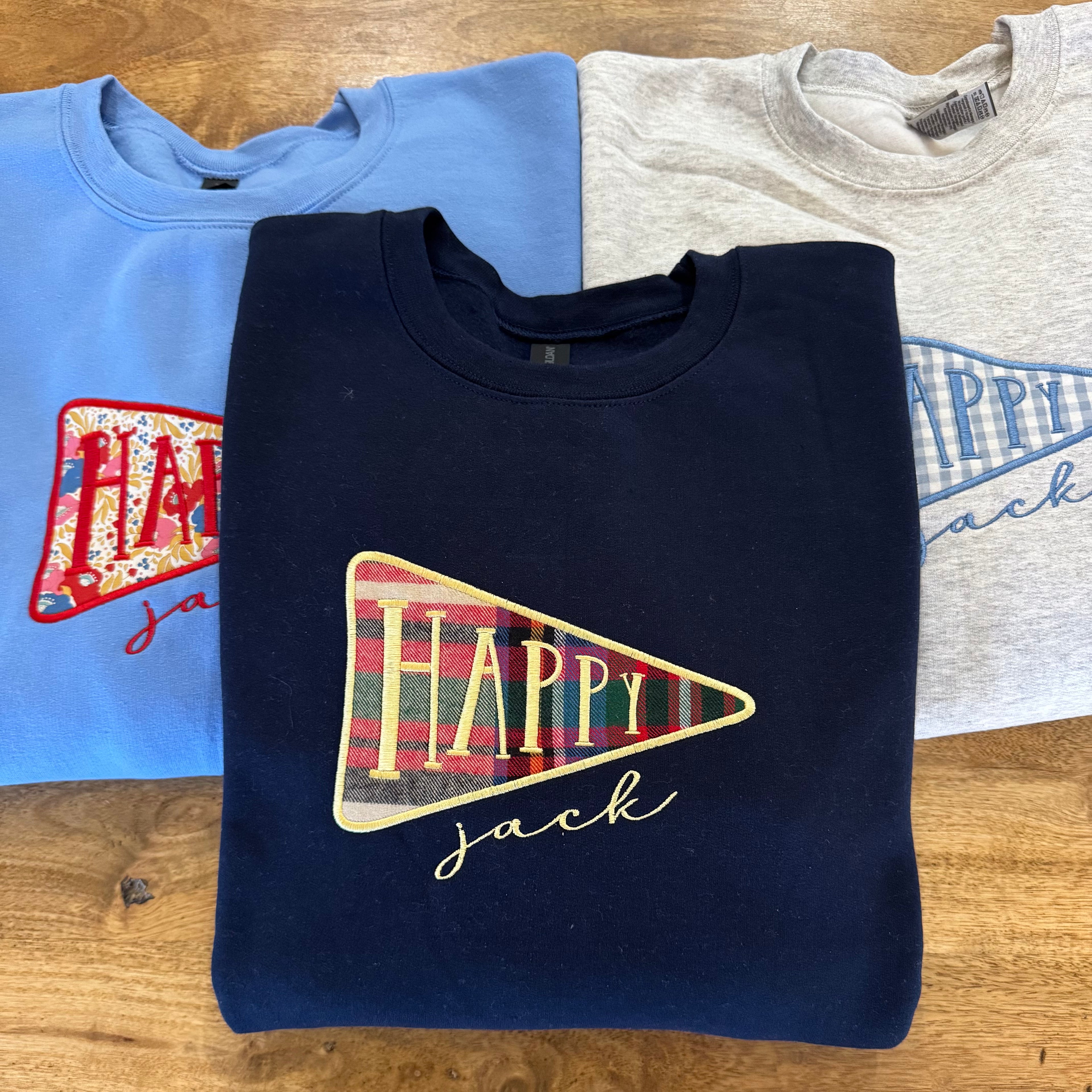 Happy Jack Pennant Sweatshirt