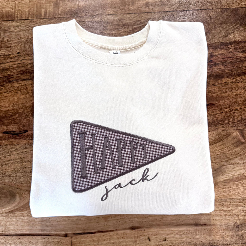 Happy Jack Pennant Sweatshirt