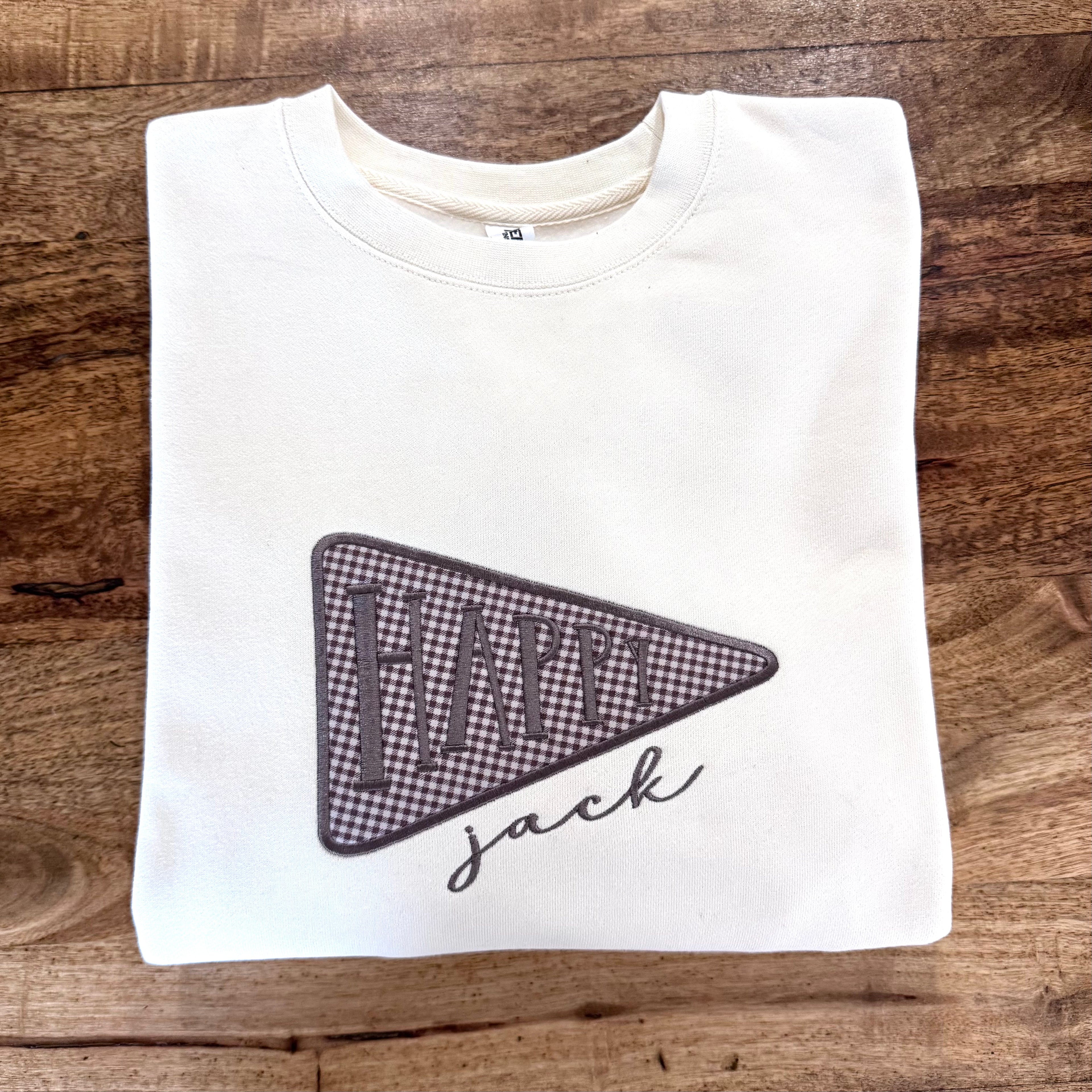 Happy Jack Pennant Sweatshirt