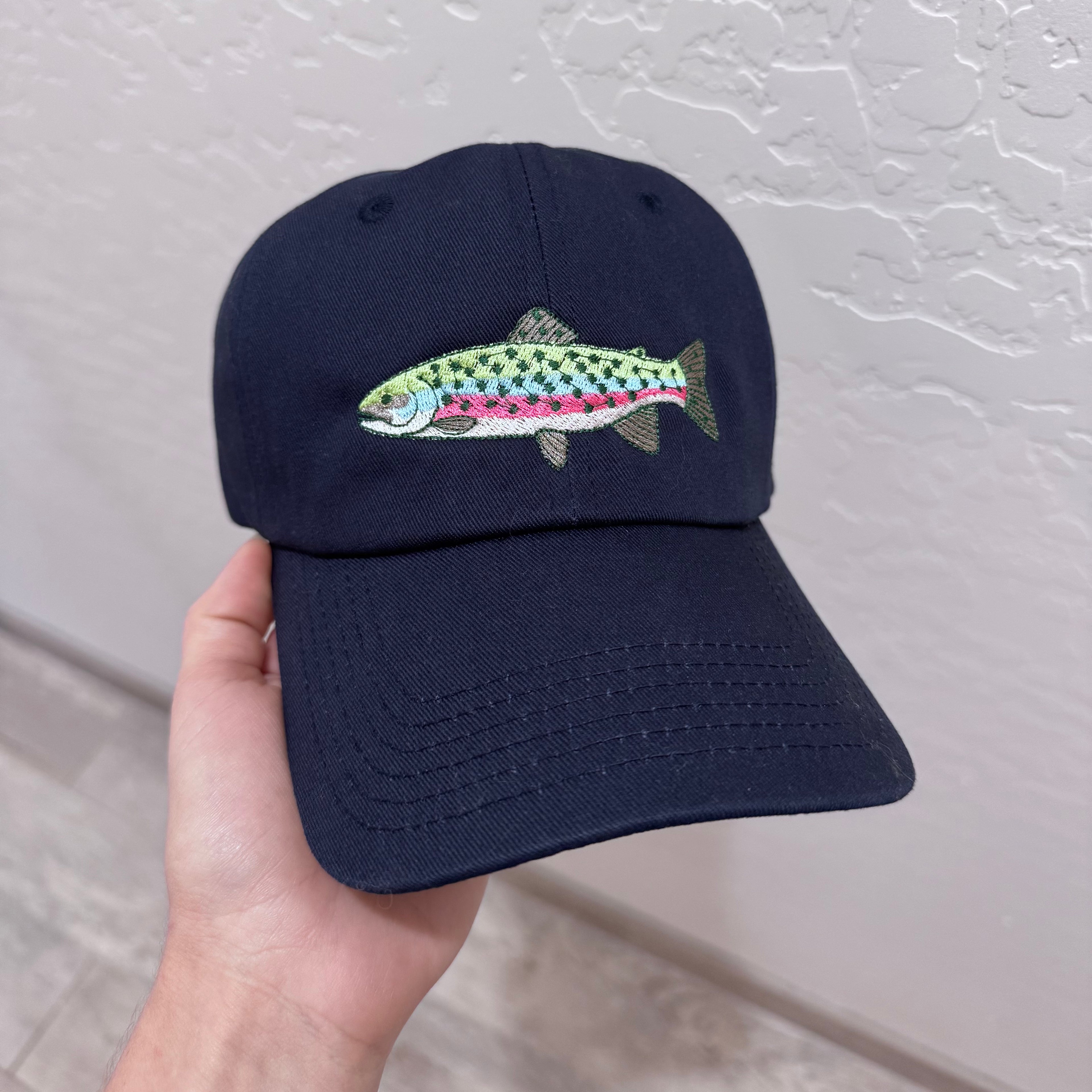 Rainbow trout Dad hat