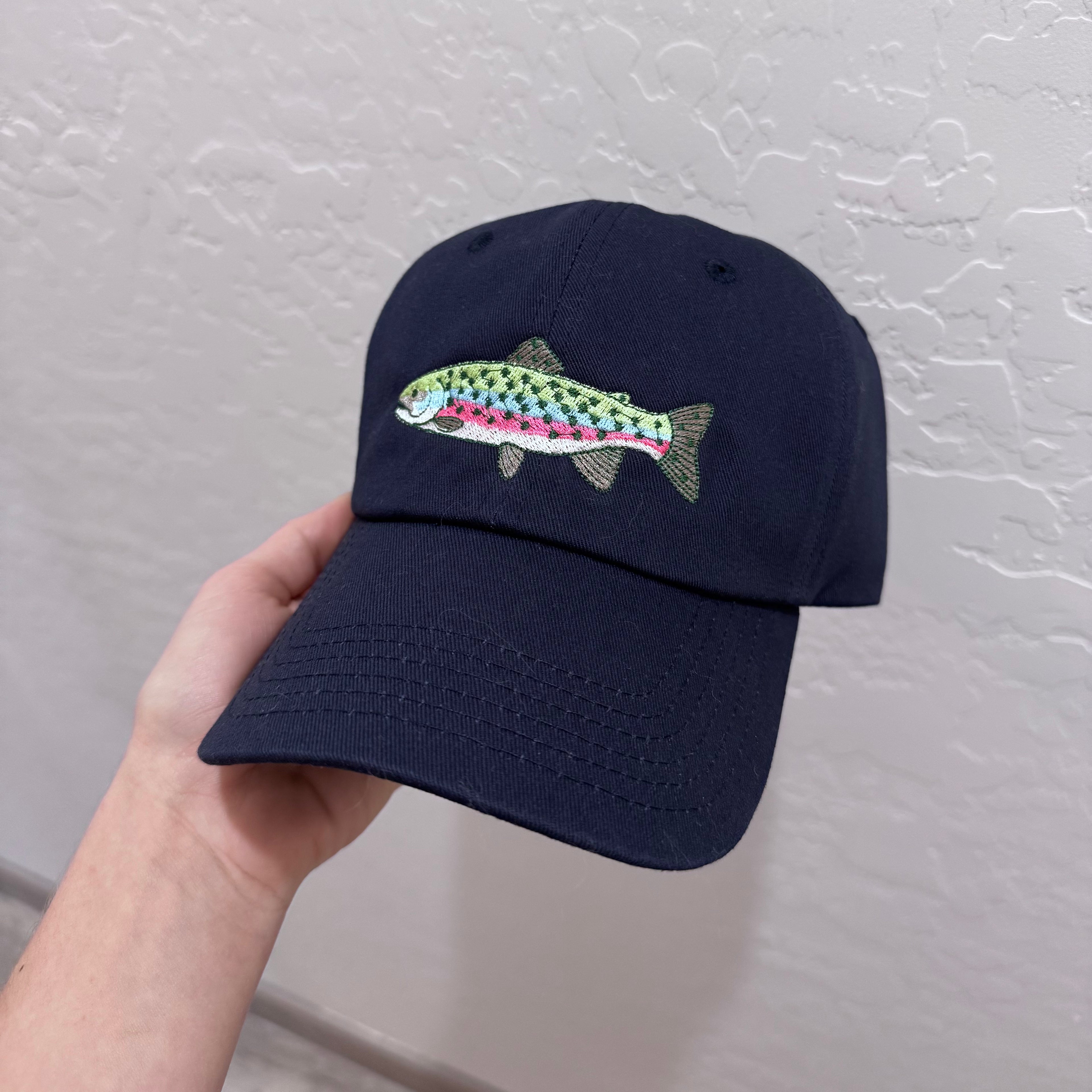 Rainbow trout Dad hat