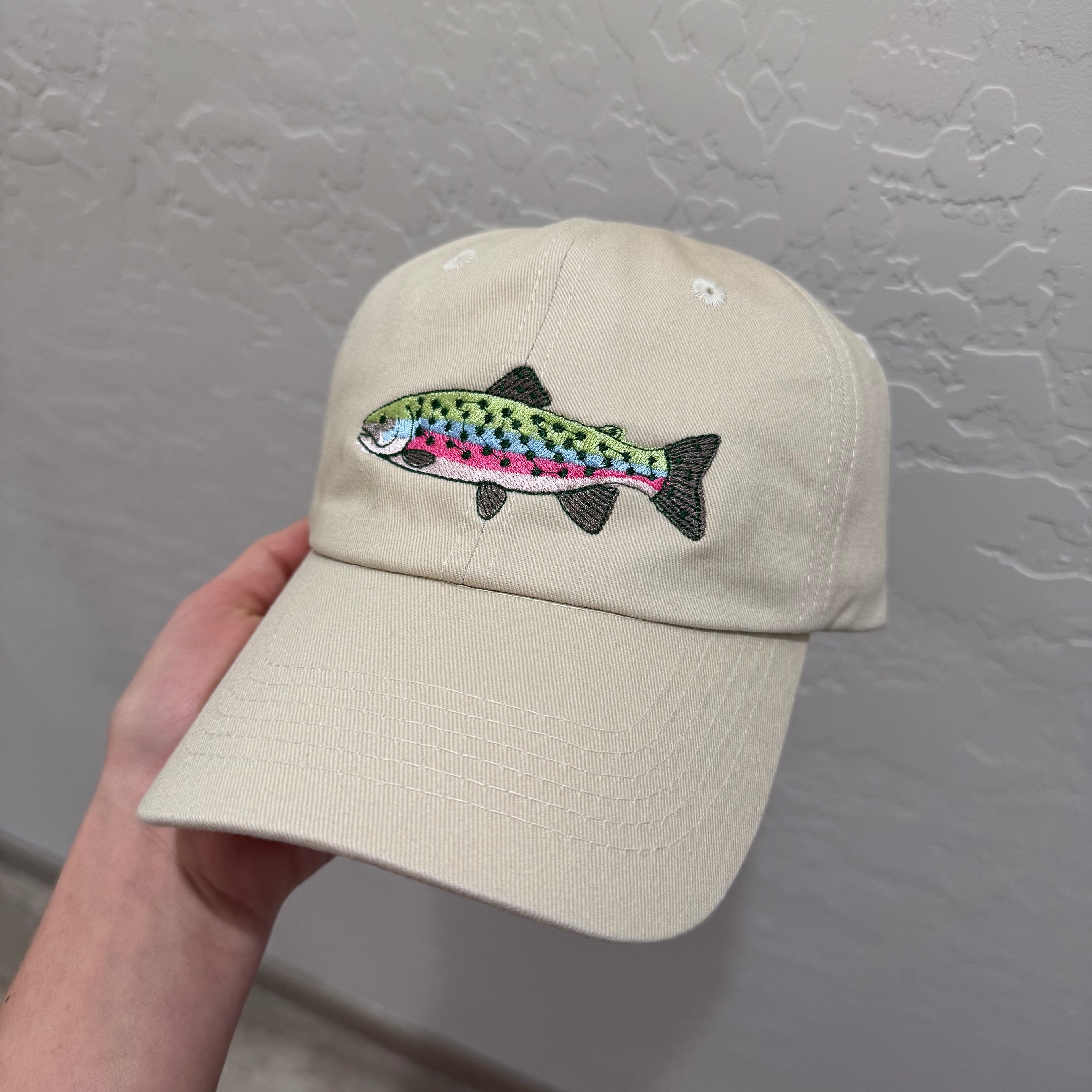 Rainbow trout Dad hat