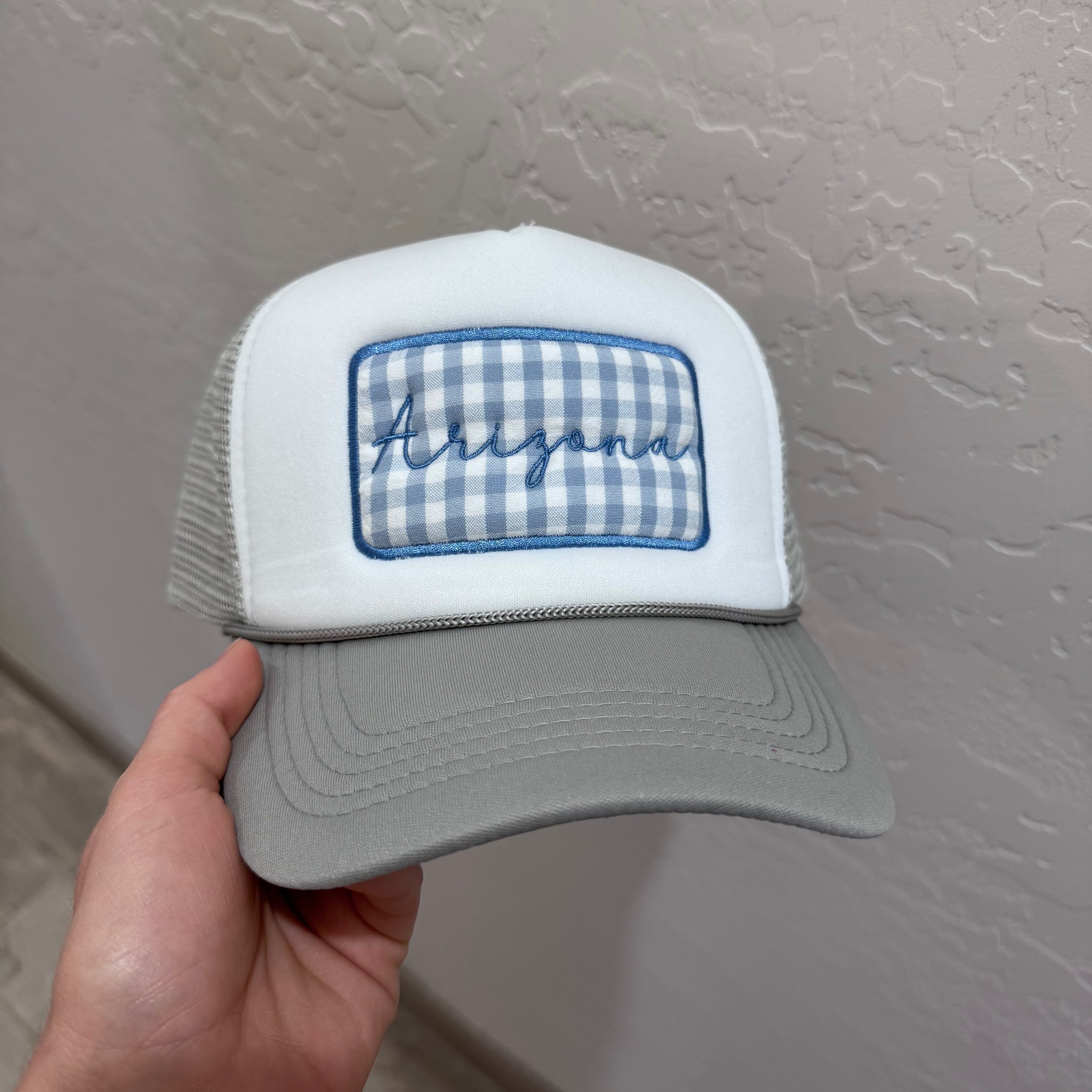 Gingham Arizona Trucker hat