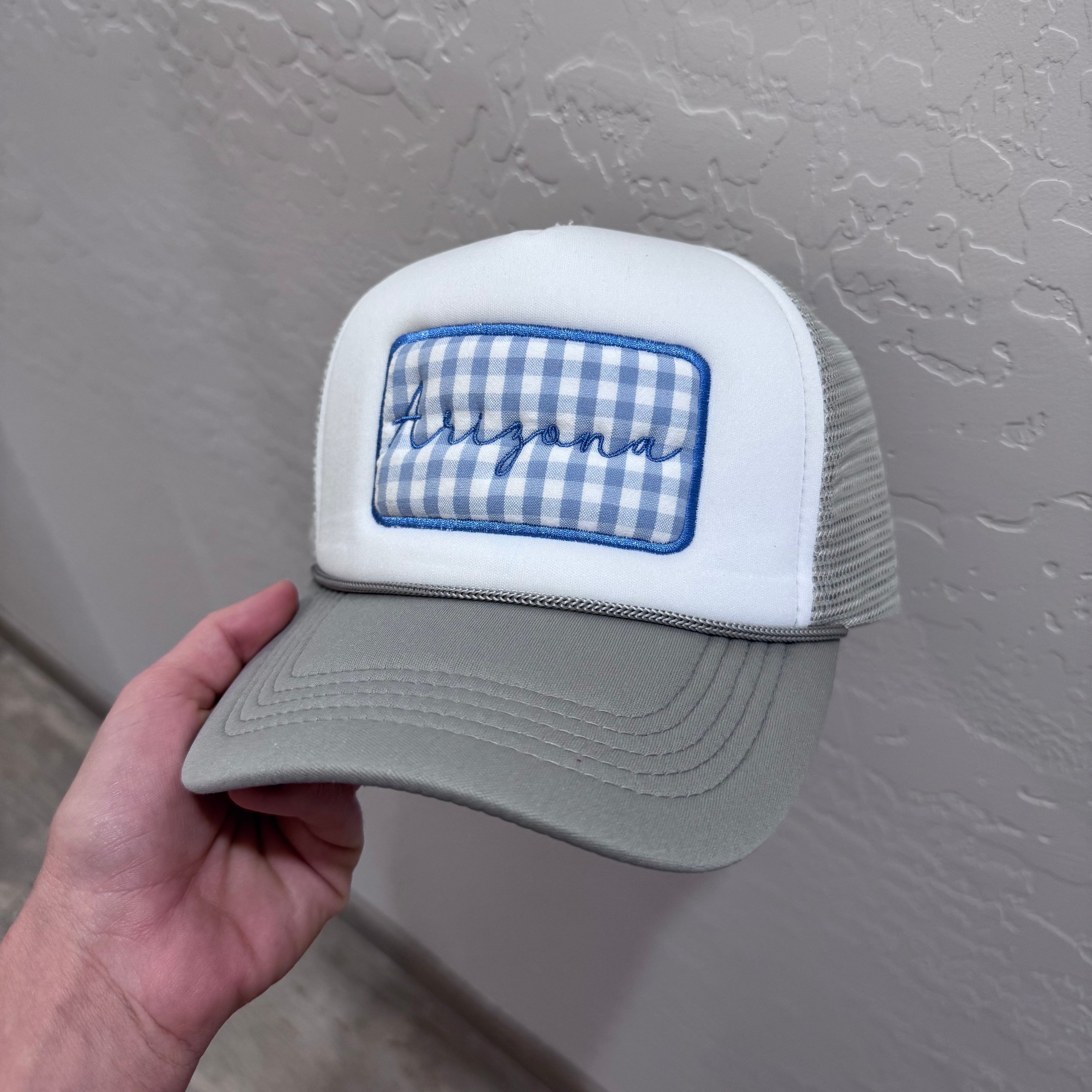 Gingham Arizona Trucker hat