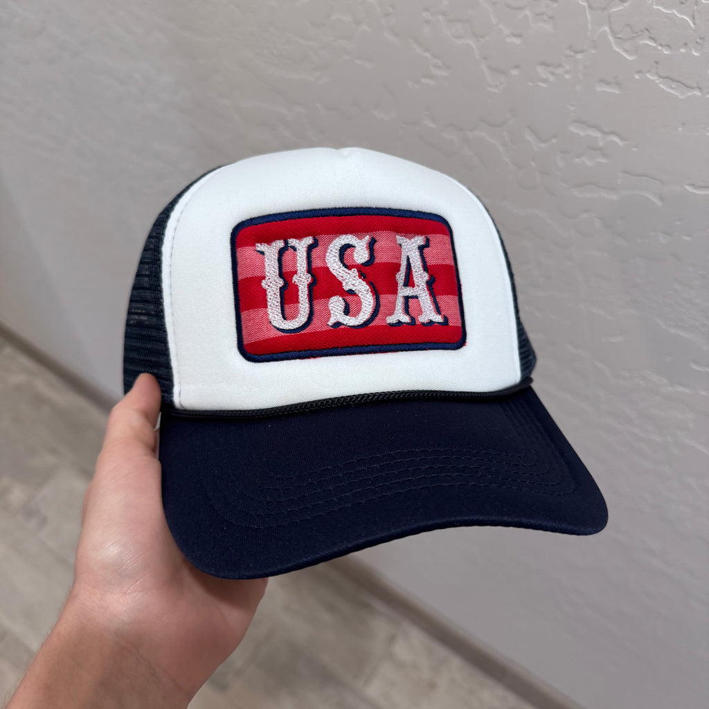 USA Western Trucker hat